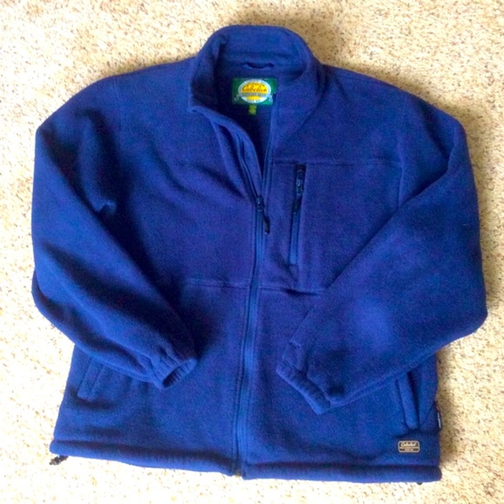 Cabela Outdoor Gear Men’s Fleece Jacket L-XL Hunt Fish Workwear Activewear